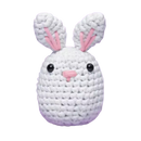 Kit de crochê criativo Sharplace com desenhos de animais para iniciantes, incluindo fios e instruções para criar pingüins e outros bichos.