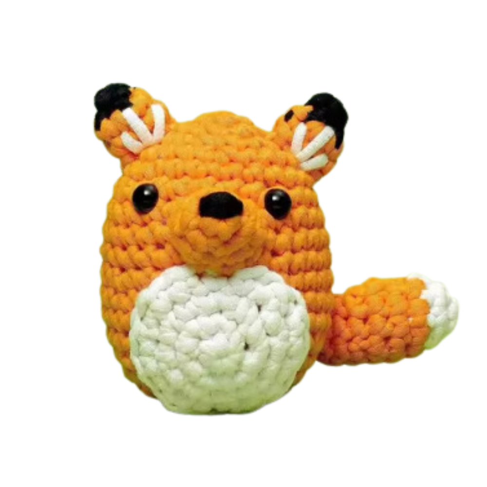 Kit de crochet criativos de animais, incluindo pinguim, para iniciantes, da marca Sharplace, com fios e agulhas.