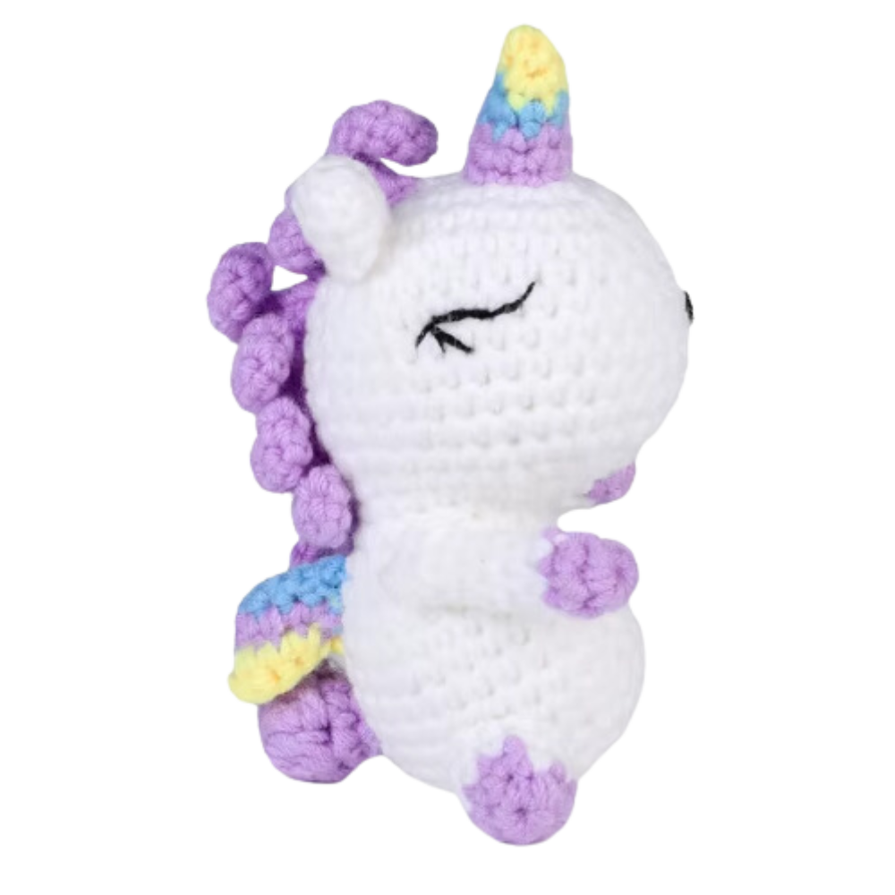 Kit de crochê criativo com tema de animais, incluindo pinguim, da marca Sharplace, ideal para iniciantes em artesanato de lazer.