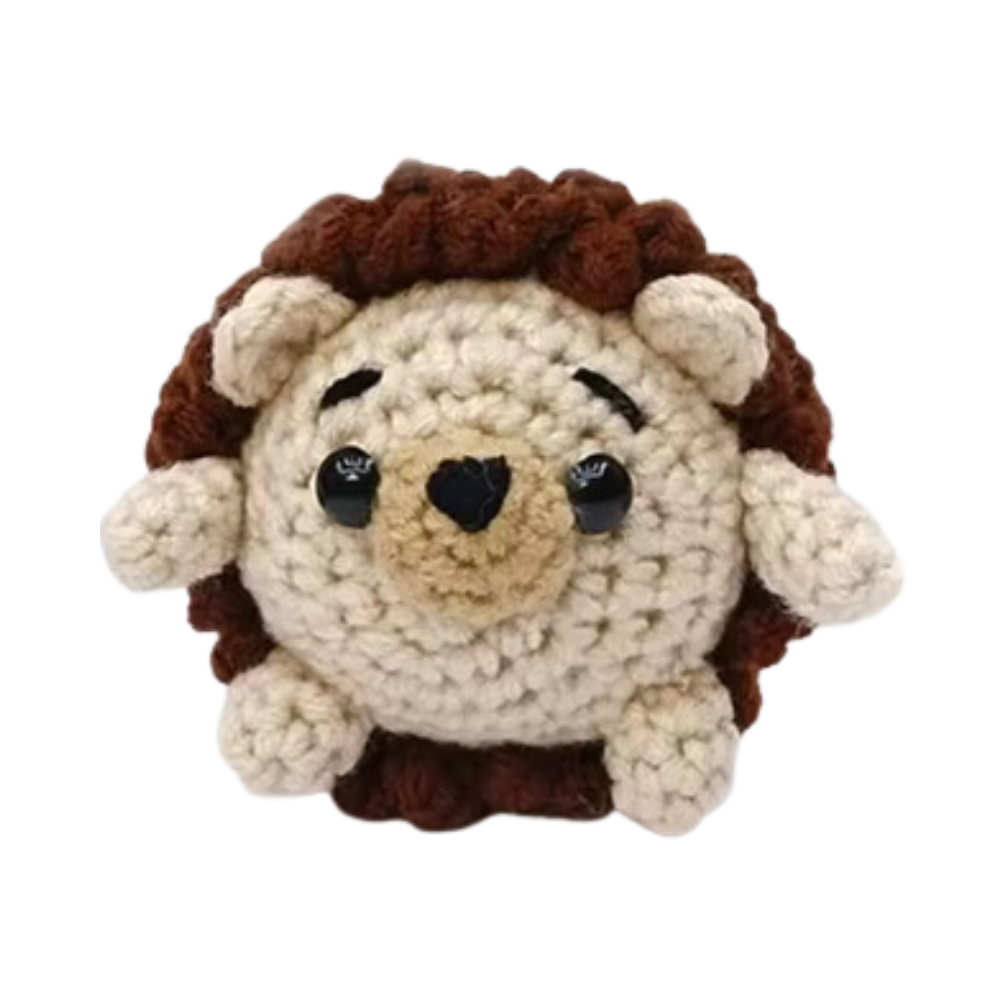 Kit de crochê criativo de animais para iniciantes da Sharplace, com acessórios e peças coloridas para projetos de artesanato.