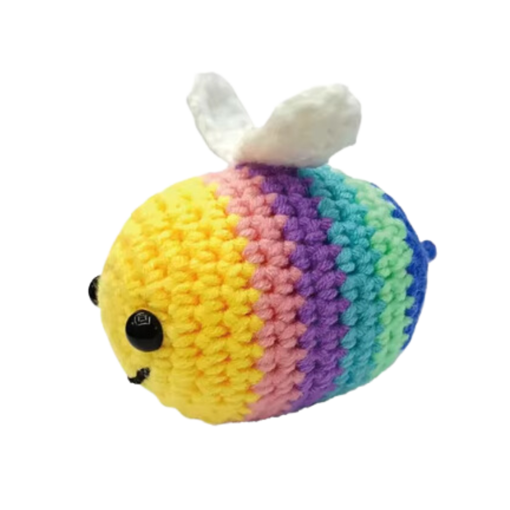 Kit de crochê com animais criativos da Sharplace, ideal para iniciantes em artesanato de pelúcias de pingüim.
