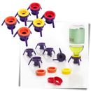 Conjunto de 6 bouchons supports de bouteille Shengen, acessórios de bar para vedar garrafas de bebidas.