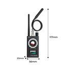 Traceur GPS Sherry com detectores de radiofrequências, mostrado em imagem com dispositivo compacto e tela de controle.