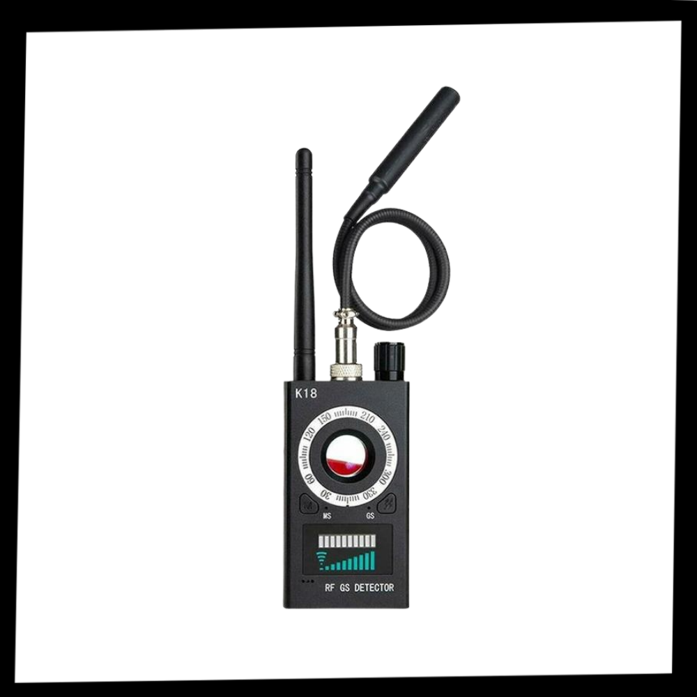 Detectores de radiofrequências Sherry, traceurs GPS para localização e monitoramento de dispositivos eletrônicos.