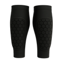 Cotoveleira de compressão para canelite, meia de proteção para o tibia em preto, tamanho Xs a Xl, marca Popvcly para futebol