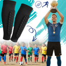 Cotoveleira de compressão para canelite de futebol da marca Popvcly, protege e apoia o tibia durante jogos e treinos.