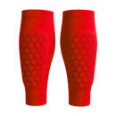 Manchon de compressão para tíbia da marca Popvcly, proteção esportiva para futebol, disponível em várias cores e tamanhos.