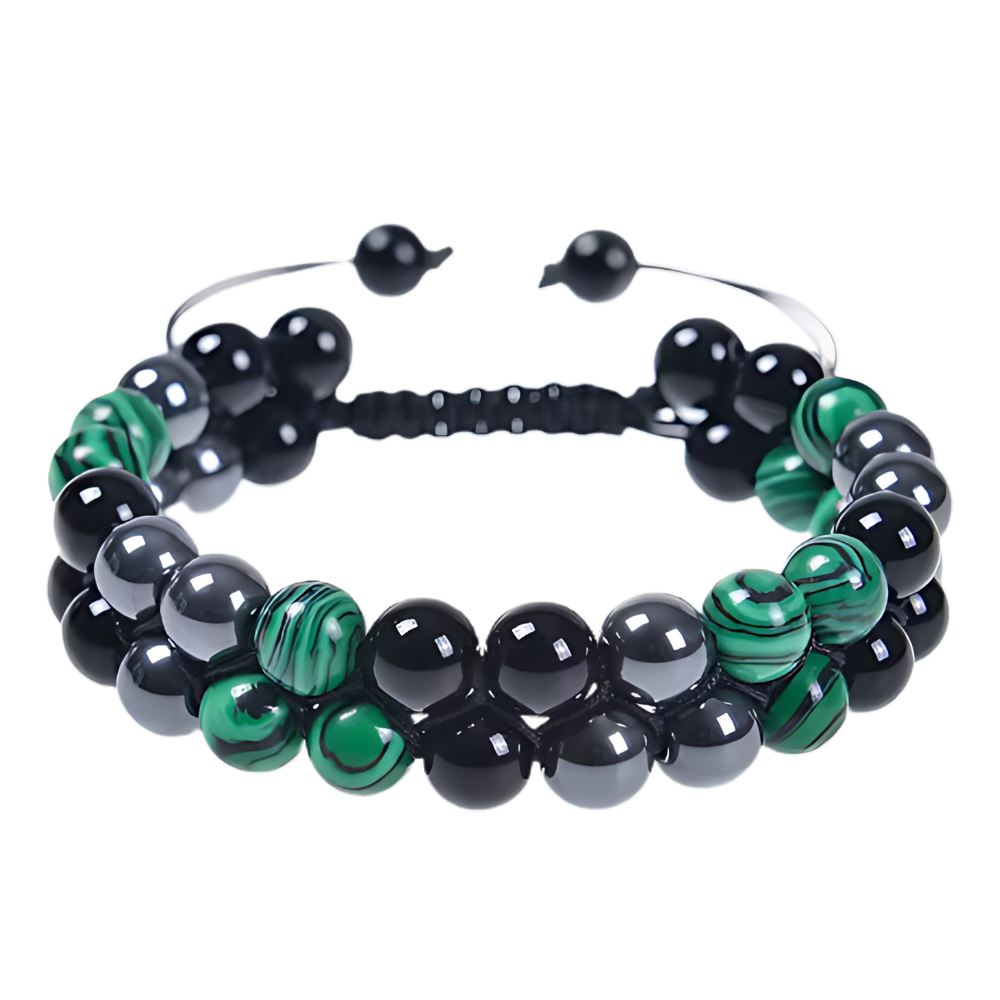 Bracelet de protection résistant à l'eau de la marque ShiNaiOu Keji, bracelet azur de minuit avec design élégant.
