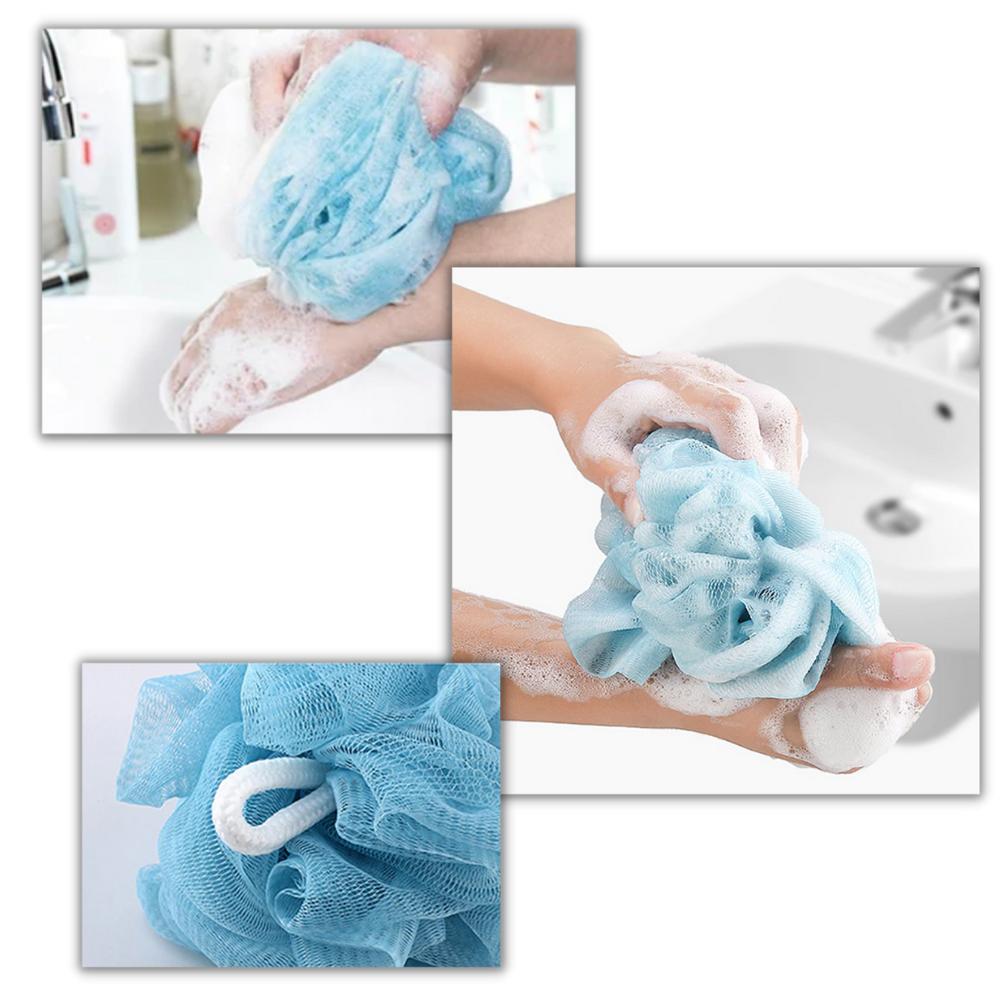 Conjunto de cosméticos Shineking Splish Splash com embalagens amarelas, ideal para cuidados de banho e higiene pessoal.