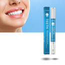 Solução de cuidados bucais Shiusina com fórmula suave de branqueamento dental, em embalagem branca com detalhes azuis.
