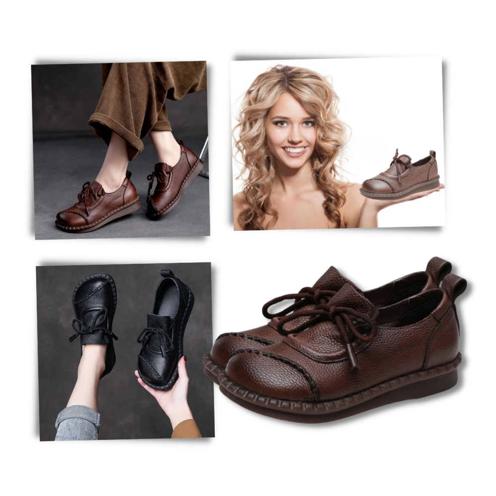 Mocassins plataforma absorventes de choque da marca Jisuan, sapatos confortáveis com sola elevada e design elegante.
