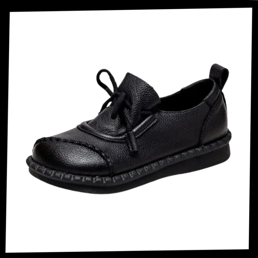 Mocassins plataforma Jisuan com sola amortecedora, calçado confortável e elegante para uso diário.