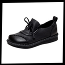 Mocassins plataforma Jisuan com sola amortecedora, calçado confortável e elegante para uso diário.