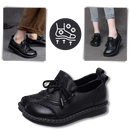 Mocassins plataforma absorventes de impacto da marca Jisuan, calçados confortáveis com suporte e estabilidade.