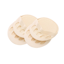 Coussinets para pés absorventes de impacto, conforto para o cuidado dos pés, em tom bege, ideal para alívio de pressão.