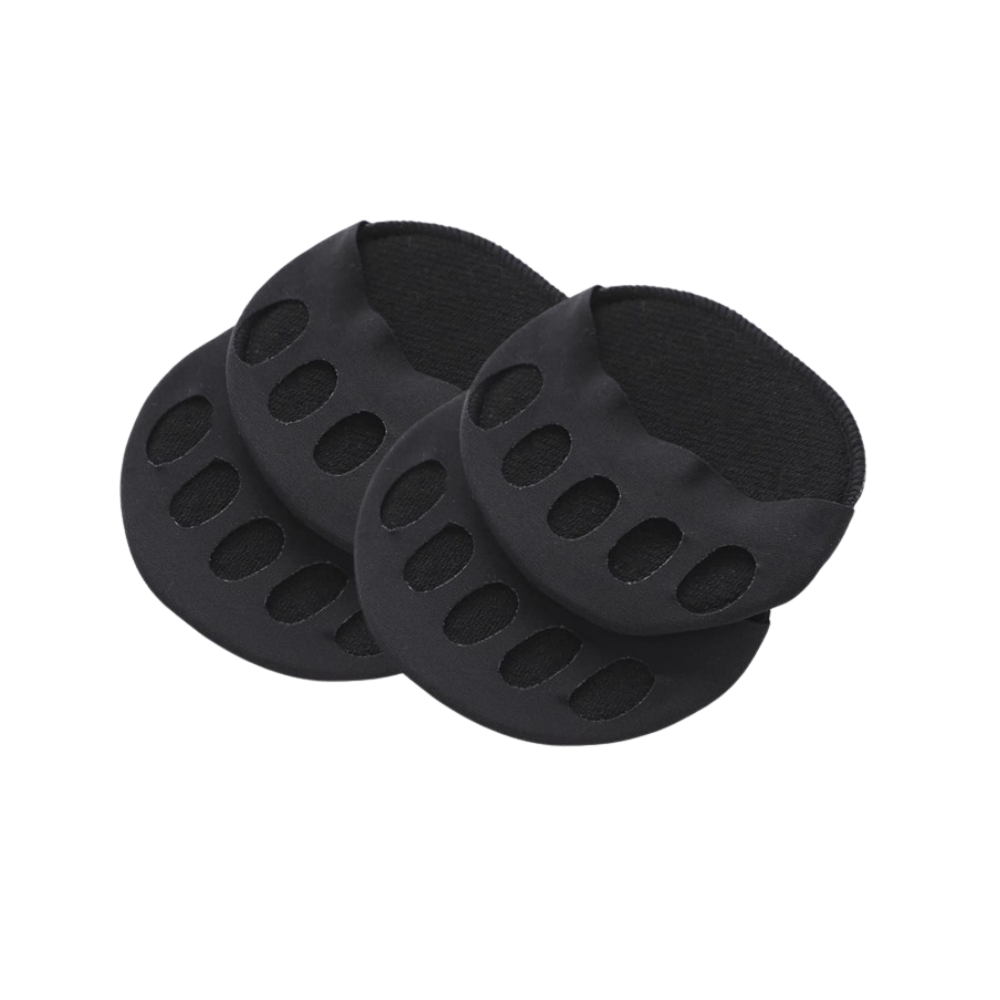 Coussinets para pés absorventores de choque da Unique-Bargains, dois pares, almofadas metatarsais para conforto nos pés.