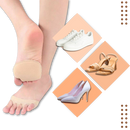 Conjunto de protetores para os pés da Unique-Bargains com absorção de impacto, ideal para conforto ao usar saltos altos.
