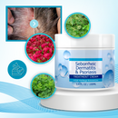 Creme hidratante para couro cabeludo da Shuhao Ruan, produto para cuidado capilar, textura cremosa e embalagem branca.