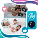 Relógio despertador de pulso silencioso Arlohe, pulseira vibratória para acordar sem som, em estilo moderno e discreto.