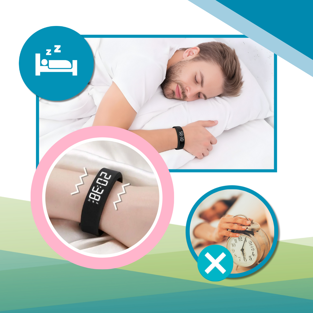 Relógio de pulso silencioso da Arlohe com alarme para despertar, ideal para evitar o ciclo de soneca.