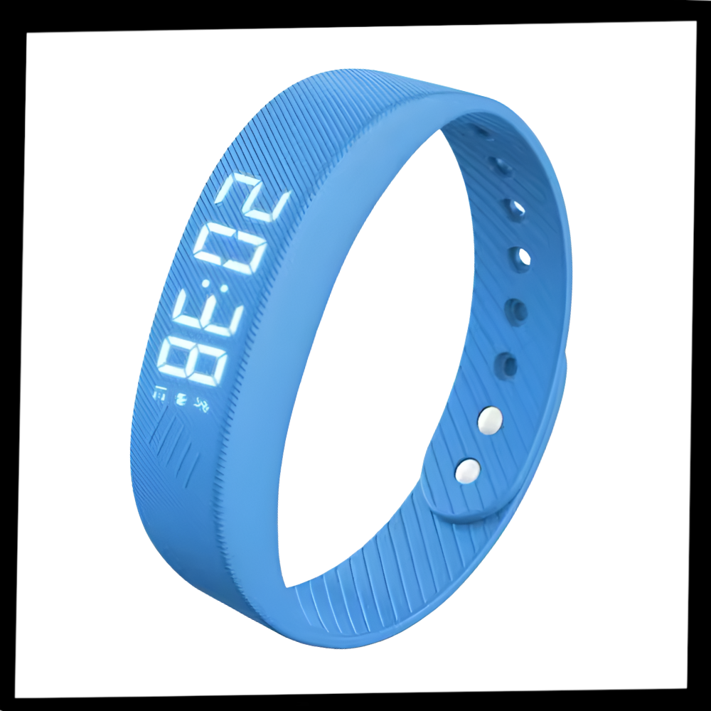 Pulseira de despertador silenciosa Arlohe, relógio de pulso com alarme discreto, ideal para despertar sem ruído.