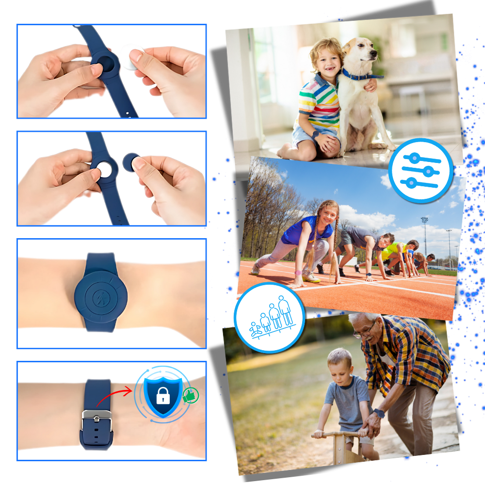 Pulseira de silicone para AirTag da Universal, ajustável e resistente, ideal para proteger e acompanhar seu AirTag com estilo.