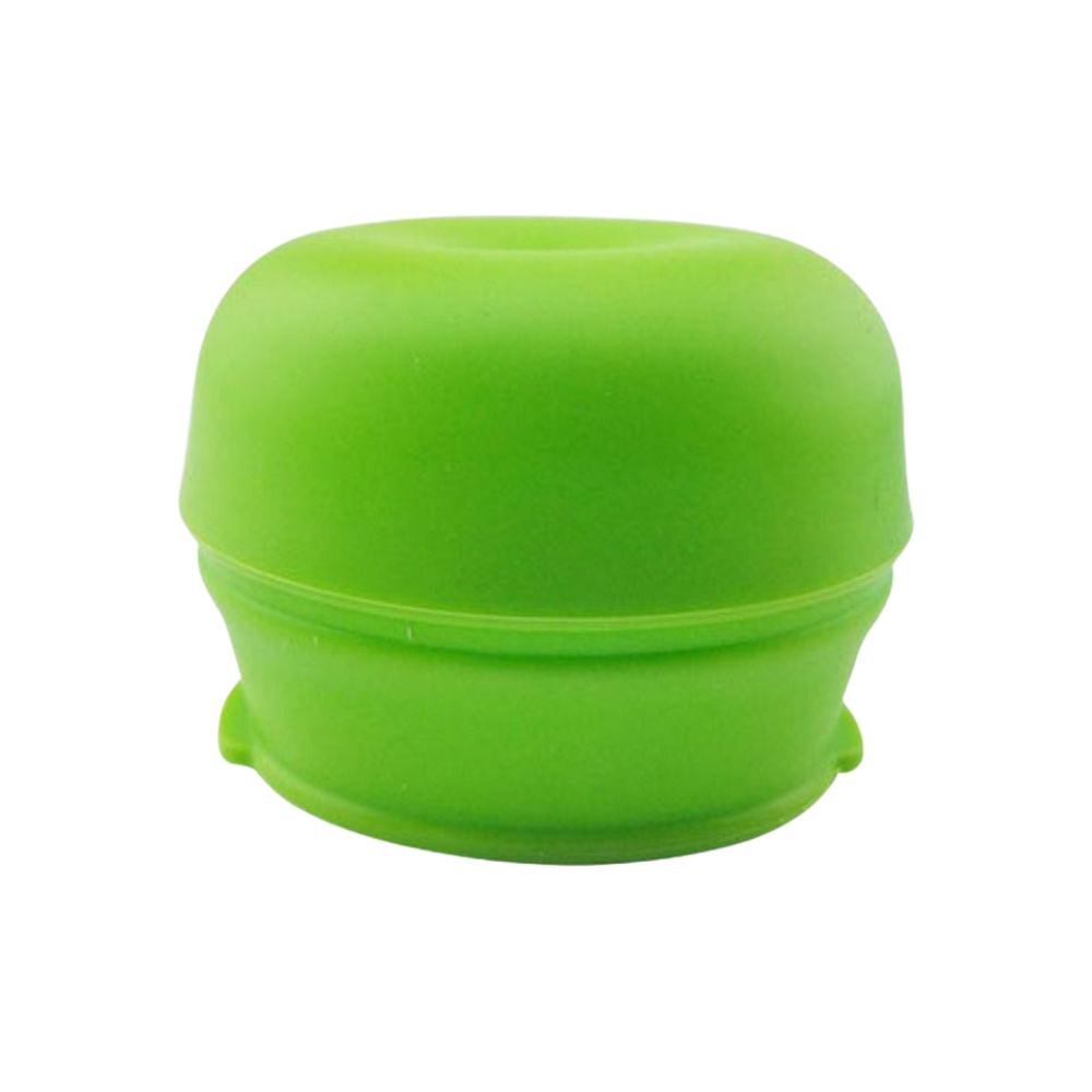 Tampa de silicone verde anti-derrame para copos, acessório de bar da marca Homyl, protege contra vazamentos e respingos.