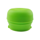 Tampa de silicone verde anti-derrame para copos, acessório de bar da marca Homyl, protege contra vazamentos e respingos.