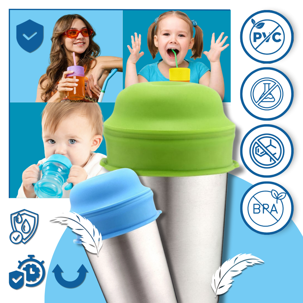 Capa de silicone anti-derramamento da Homyl para acessórios de bar, protege bebidas contra vazamentos e sujeira.