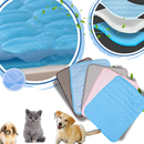 Tapete refrescante de seda para cães, acessório Follure, confortável e gelado, ideal para manter o pet fresco.