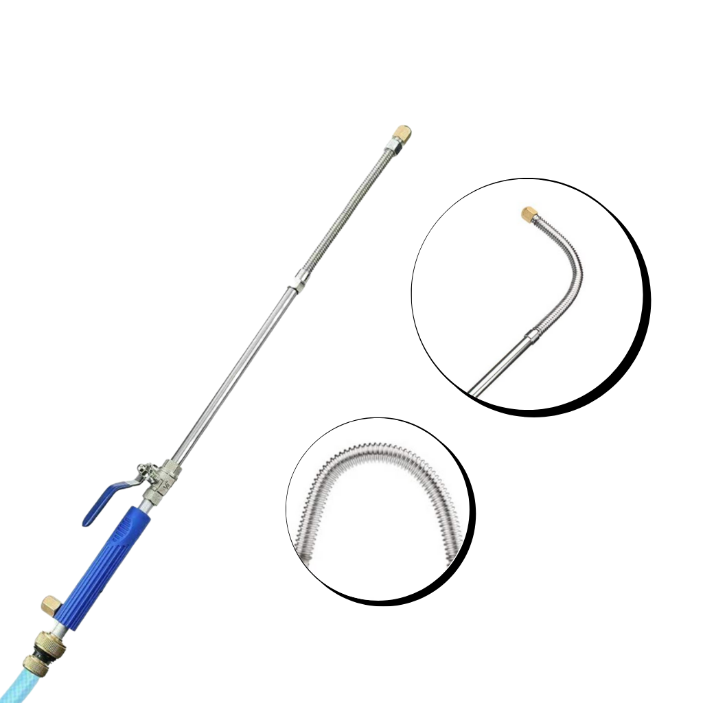 Lance de lavagem de alta pressão Simoniz para limpeza eficiente, ideal para sistemas de irrigação e lavagem pesada.