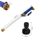 Lance de lavagem de alta pressão Simoniz para uso em sistemas de arrosagem e irrigação, com bico ajustável para limpeza eficiente.