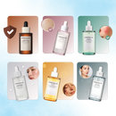 Serum à la Centella de Skin1004 en flacons-ampoules, cosmétique pour soin de la peau, visible dans l'image.