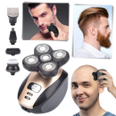 Rasoir elétrico portátil Skull-Shaver para rasagem e cuidados pessoais, com design compacto e lâminas de precisão.