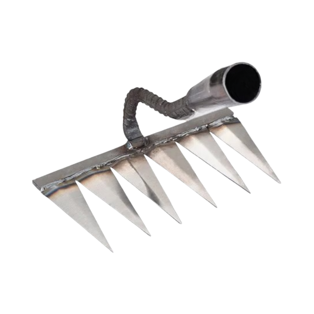Scarificateur de jardin rápido da marca Slhenay com dentes resistentes, ideal para arejar o solo do jardim.