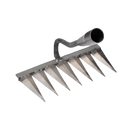 Scarificateur de jardin rápido da Slhenay com 4 dentes, ferramenta de jardinagem para arejar o solo e manter o jardim saudável