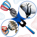 Alicate de pesca sem escorregamento da marca Unique-Bargains, ferramenta para segurar peixes com segurança e sem escorregar.