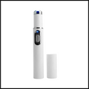 Caneta a laser azul da Smallbee para eliminação de manchas, contendo a ponta para aplicação cosmética.