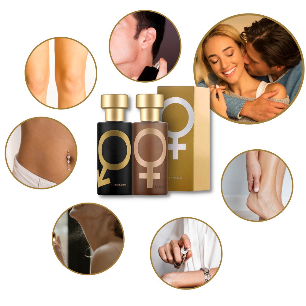 Perfume à base de phéromones Smallbee para homens e mulheres, frasco elegante de cosméticos.