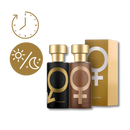 Frasco de perfume à base de feromônios da Smallbee, para homens e mulheres, com embalagem elegante e design moderno.