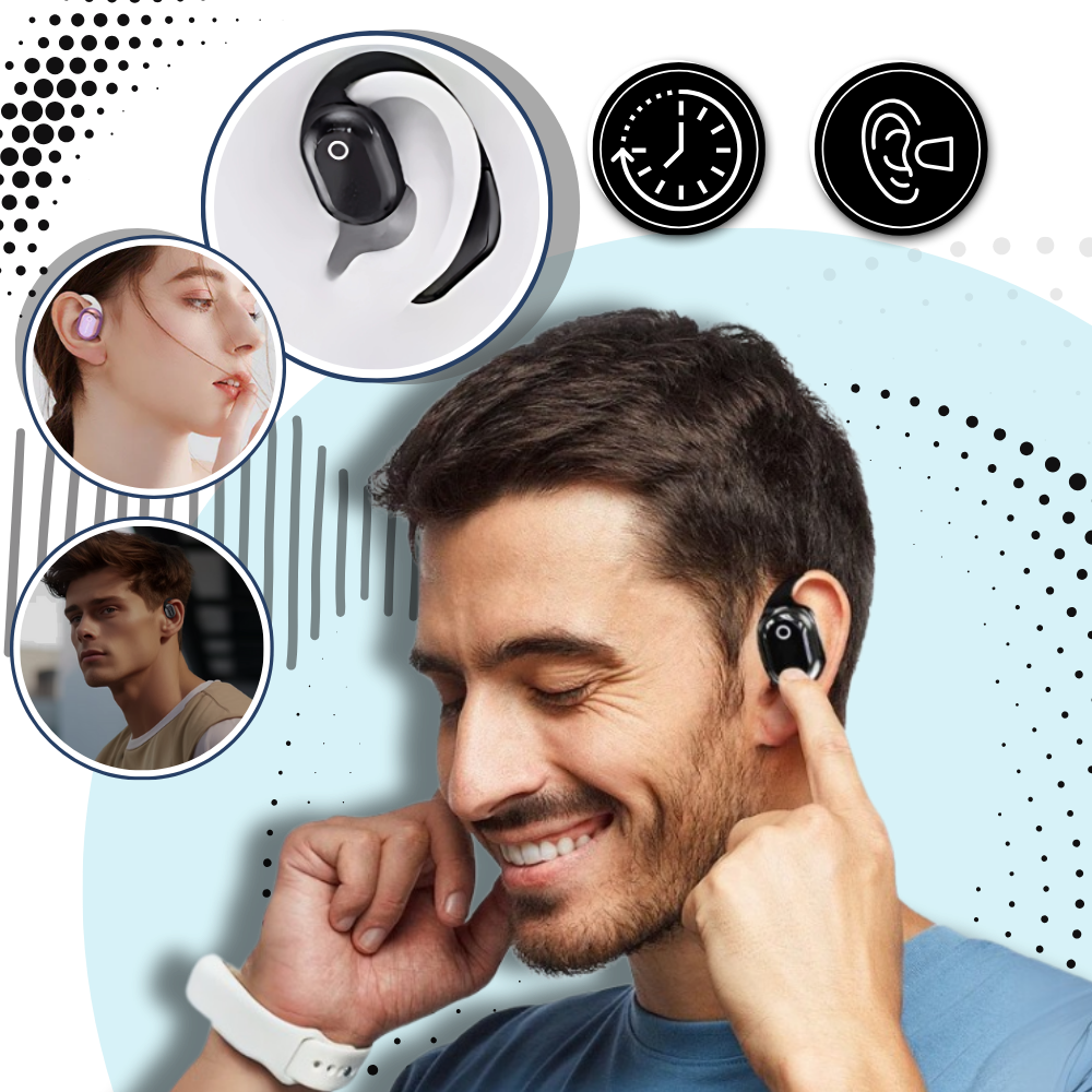 Fones de ouvido Bluetooth Joygrow para tradução com design confortável e tecnologia inteligente de tradução de áudio.