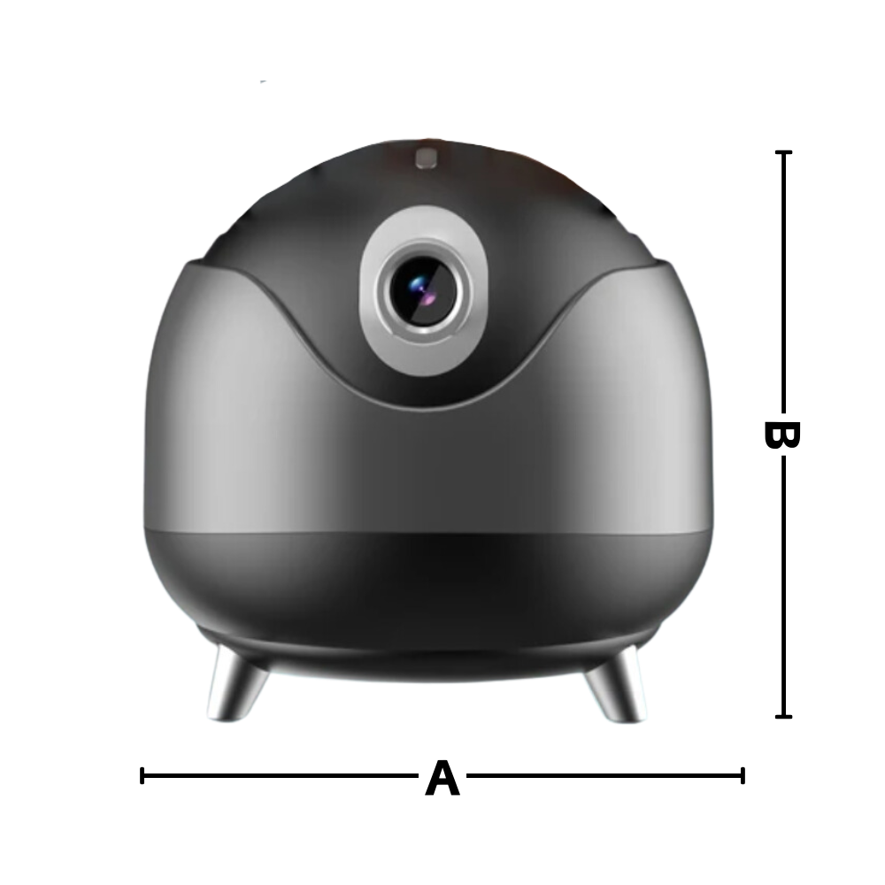 Gimbal inteligente Golden Blue com rastreamento automático de 360° para câmeras e dispositivos de filmagem.