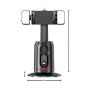 Suporte para celular Maboto com estabilizador e IA, equipado com sistema de seguimento e controle de movimento.
