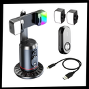 Suporte para celular com estabilizador e IA de rastreamento Maboto, acessório compacto para smartphones com câmera.