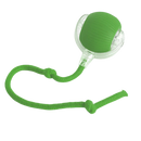 Brinquedo inteligente interativo para gatos Charlie, bola de brinquedo verde com recursos de estímulo e diversão para felinos.