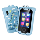 Tripé para telefone móvel Topchances, suporte azul com dinossauro inteligente, ideal para fotos e vídeos com brinquedo interativo.
