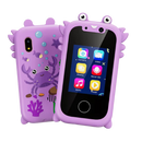 Pés e trépieds para telefone móvel e tablet Topchances, suporte inteligente e interativo para brinquedo de telefone roxo