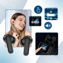 Fones de ouvido Bluetooth Lelisten com cancelamento de ruído e controle por tela sensível ao toque, componentes de áudio avançados