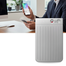 Transcritor de áudio Smart Note da Newyes, dispositivo de gravação e transcrição de voz em design compacto e portátil.