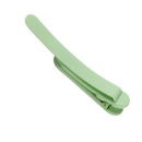 Marcador de página inteligente de silicone verde da Frcolor, com design flexível e prático para marcar páginas de livros.